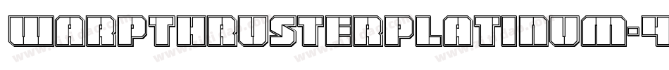 WarpThrusterPlatinum-4A24字体转换