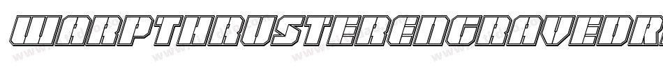 WarpThrusterEngravedRegular-KLPX字体转换