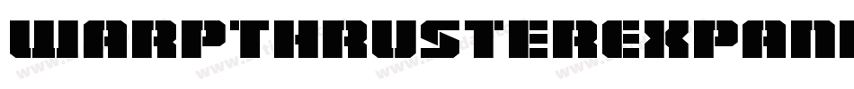 WarpThrusterExpanded-v979字体转换 WarpThrusterExpanded-v979字体转换