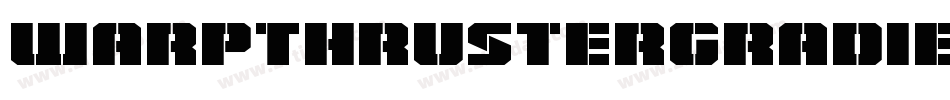 WarpThrusterGradient-7J54字体转换