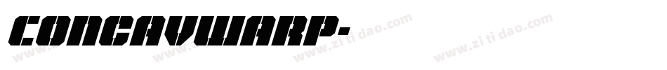 ConcavWarp字体转换