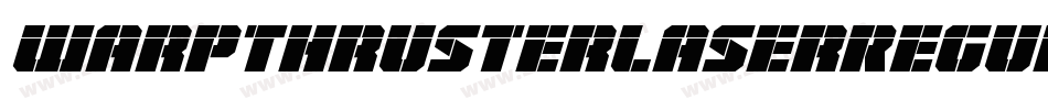 WarpThrusterLaserRegular-Xx0G字体转换