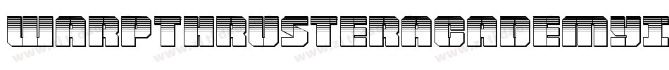 WarpThrusterAcademyItalic-BMrw字体转换