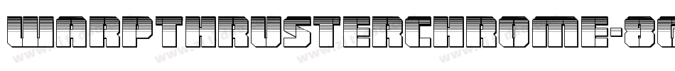 WarpThrusterChrome-8G5n字体转换