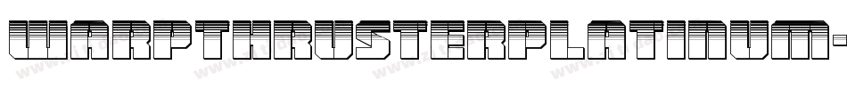 WarpThrusterPlatinum-4A24字体转换
