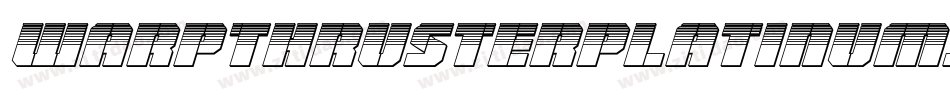 WarpThrusterPlatinumItalic-03Yd字体转换