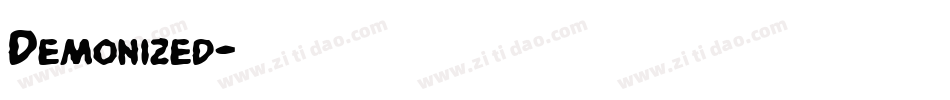 Demonized字体转换