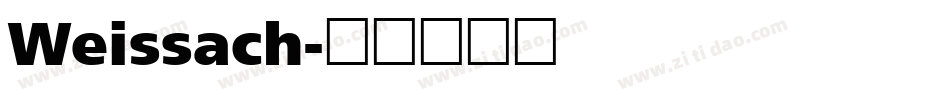 Weissach字体转换