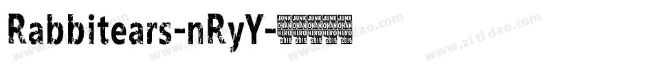 Rabbitears-nRyY字体转换