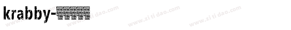 krabby字体转换