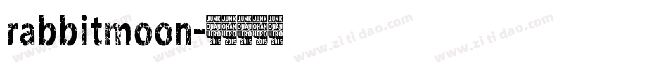rabbitmoon字体转换