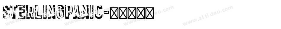 SterlingPanic字体转换