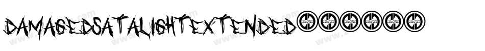 DamagedSataLightExtended字体转换