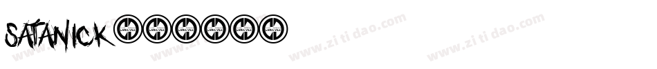 SATANICK字体转换