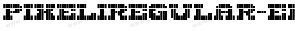 PixelIRegular-EBgn字体转换
