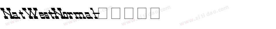 NatWest-Normal字体转换