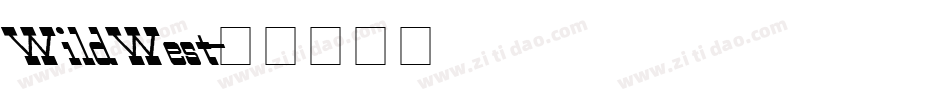 WildWest字体转换