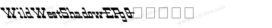 WildWestShadow-EPg8字体转换