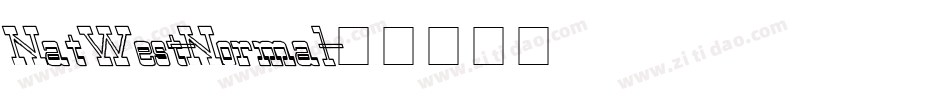 NatWest-Normal字体转换