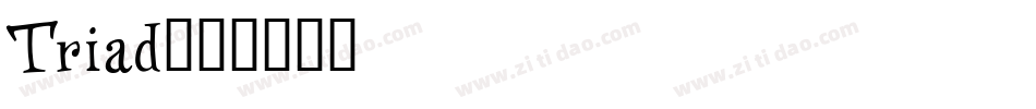 Triad字体转换