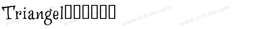 Triangel字体转换