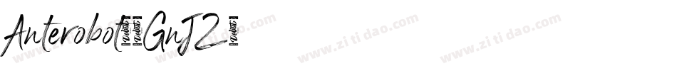 Anterobot-1GnJZ字体转换