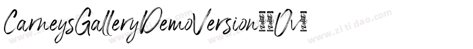CarneysGalleryDemoVersion-2Ov0o字体转换