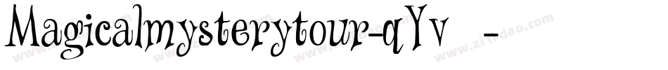 Magicalmysterytour-qYv0字体转换