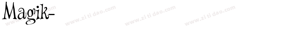 Magik字体转换