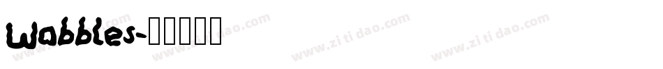 Wobbles字体转换