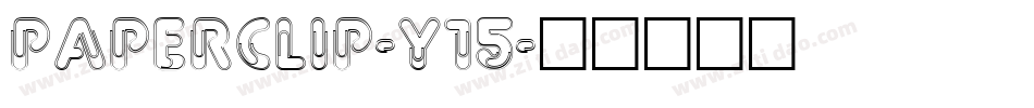 PaperClip-y15字体转换