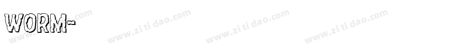 Worm字体转换