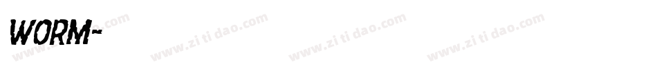 Worm字体转换
