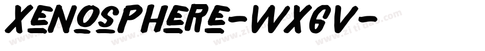 Xenosphere-WXgv字体转换