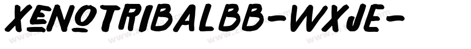 XenotribalBb-WXJE字体转换
