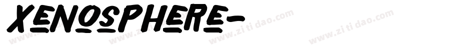 xenosphere字体转换