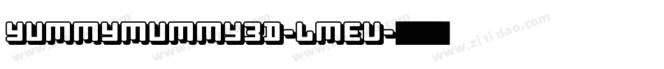 YummyMummy3D-lmEV字体转换