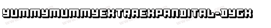 YummyMummyExtraExpandItal-dYgX字体转换