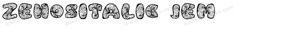 ZenOsItalic-jem7字体转换