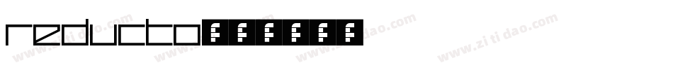 Reducto字体转换