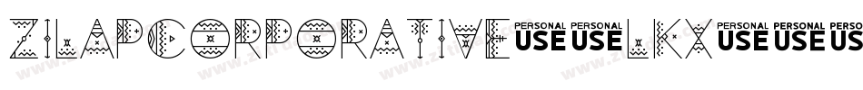 ZilapCorporative-2lKX字体转换