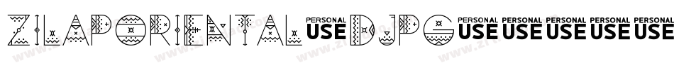 ZilapOriental-dJPg字体转换