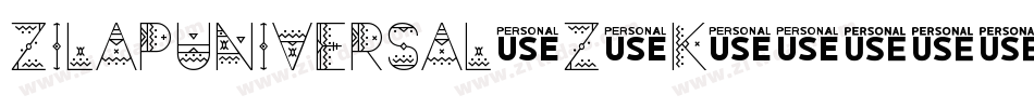 ZilapUniversal-z2K3字体转换