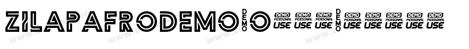 ZilapAfroDemo-o700字体转换