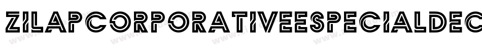 ZilapCorporativeEspecialDecorative-78mD字体转换