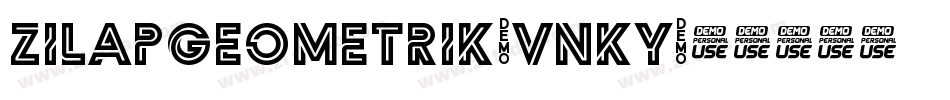 ZilapGeometrik-VnKy字体转换