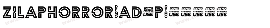 ZilapHorror-Ad7p字体转换