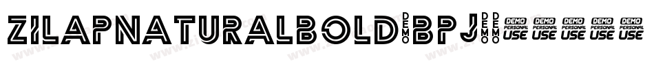 ZilapNaturalBold-BPj8字体转换