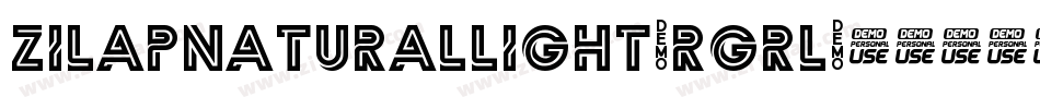 ZilapNaturalLight-rGrL字体转换