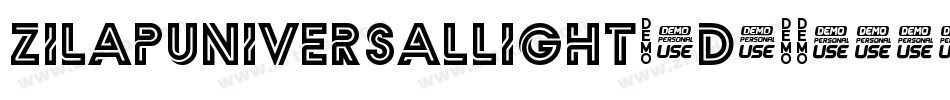 ZilapUniversalLight-5D78字体转换
